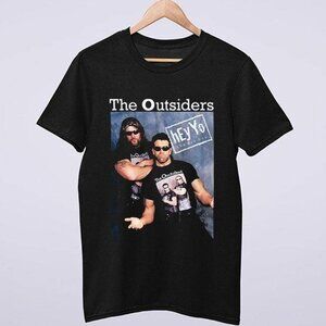 Scott Hall Razor Ramon Outsiders Hey Yo RIP Graphic T-Shirt Wrestling Fan Tee